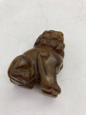 Lot 43 - A collection of Chinese hardstone and soapstone carvings