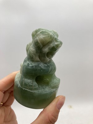 Lot 43 - A collection of Chinese hardstone and soapstone carvings