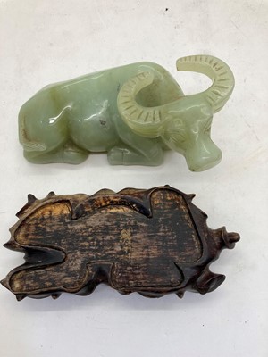 Lot 43 - A collection of Chinese hardstone and soapstone carvings