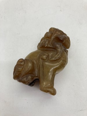 Lot 43 - A collection of Chinese hardstone and soapstone carvings