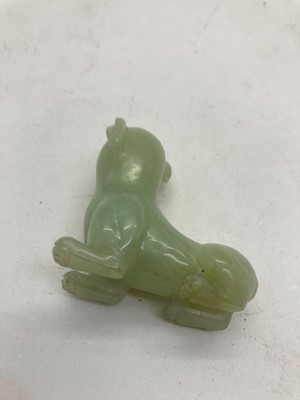 Lot 43 - A collection of Chinese hardstone and soapstone carvings