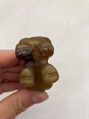 Lot 43 - A collection of Chinese hardstone and soapstone carvings