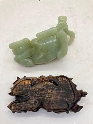 Lot 43 - A collection of Chinese hardstone and soapstone carvings