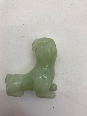 Lot 43 - A collection of Chinese hardstone and soapstone carvings
