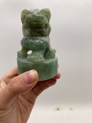 Lot 43 - A collection of Chinese hardstone and soapstone carvings