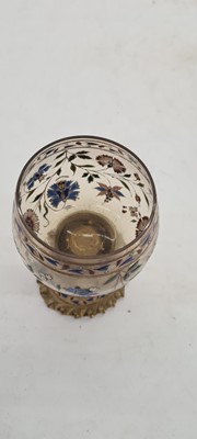 Lot 223 - A collection of Bohemian enamelled glassware