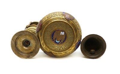 Lot 274 - A Rennaissance-style brass lantern