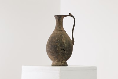 Lot 551 - An Islamic bronze ewer