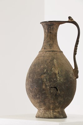 Lot 551 - An Islamic bronze ewer