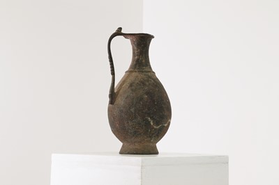 Lot 551 - An Islamic bronze ewer