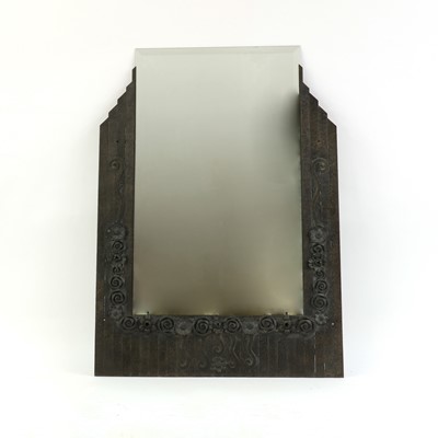 Lot 438 - A large Art Deco mirror