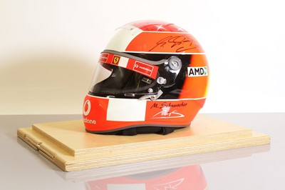 Lot 247 - A signed Michael Schumacher collectors helmet