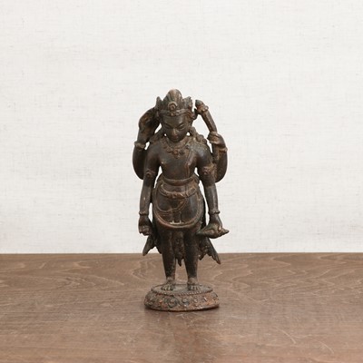 Lot 1 - A Nepalese bronze bodhisattva