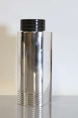 Lot 206 - A Swedish silver-plated Art Deco cocktail shaker