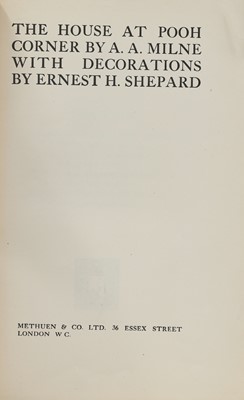 Lot 120 - MILNE, A A; E H Shepard (ill): 1- Now we are six.