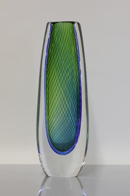 Lot 485 - A Kosta sommerso glass vase