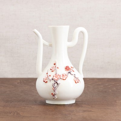 Lot 37 - A Chinese Dehua ware blanc de Chine ewer