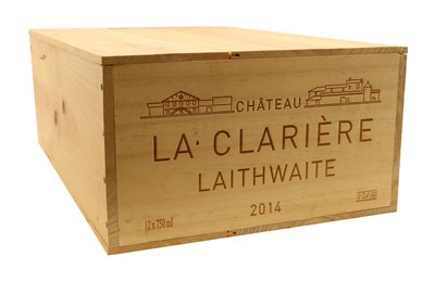 Lot 126 - Chateau La Clariere, 2014 (12, OWC)