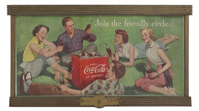 Lot 236 - An American Coca-Cola advertising sign