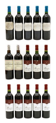 Lot 90 - Mixed red Bordeaux