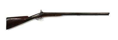Lot 325 - A 16 bore db percussion shotgun by Andrews of London