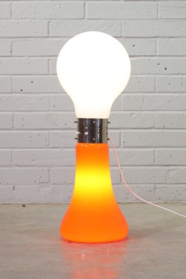 Lot 336 - An Italian glass floor lamp