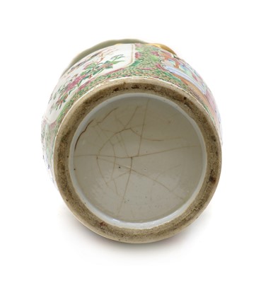 Lot 59 - A Chinese Canton famille rose vase