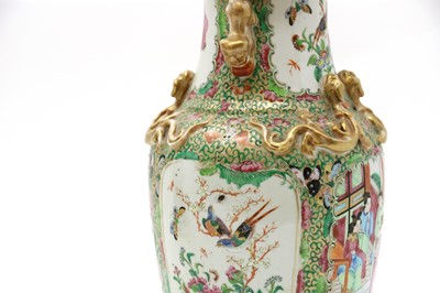 Lot 59 - A Chinese Canton famille rose vase