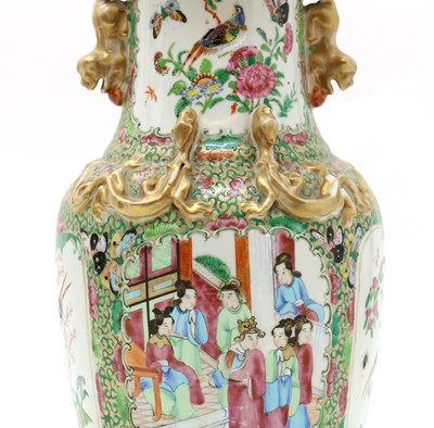 Lot 59 - A Chinese Canton famille rose vase