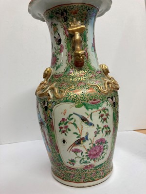 Lot 59 - A Chinese Canton famille rose vase