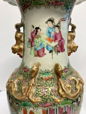 Lot 59 - A Chinese Canton famille rose vase