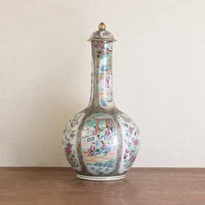 Lot 136 - A Chinese Canton famille rose vase