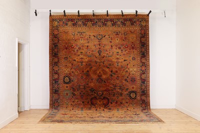 Lot 80 - A Persian-style wool carpet