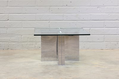 Lot 452 - A glass-topped coffee table