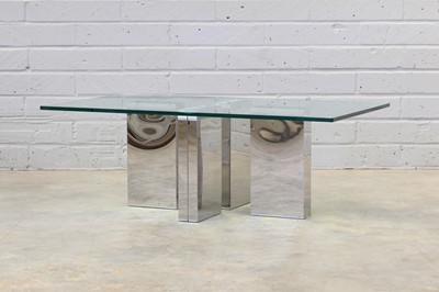 Lot 452 - A glass-topped coffee table