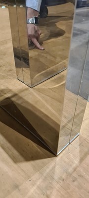 Lot 452 - A glass-topped coffee table