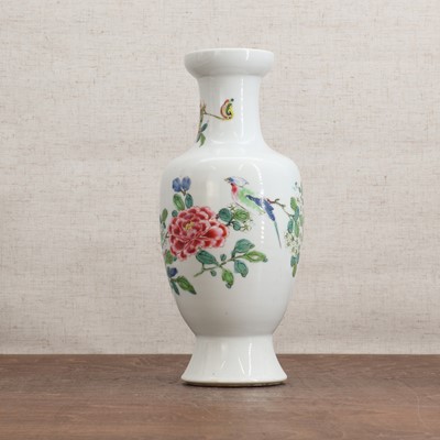 Lot 131 - A Chinese famille rose vase