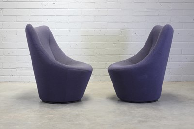 Lot 249 - A pair of 'Anda' high-back lounge chairs