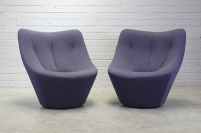 Lot 249 - A pair of 'Anda' high-back lounge chairs