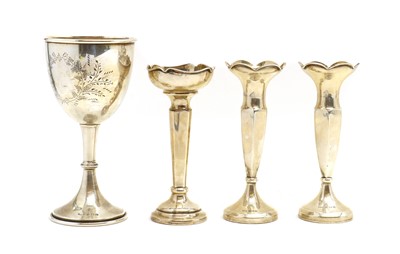 Lot 70 - A silver goblet