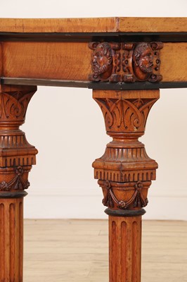 Lot 513 - A golden oak library table