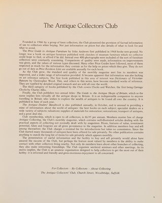 Lot 213 - A group of six Antique Collector's Club furniture reference books