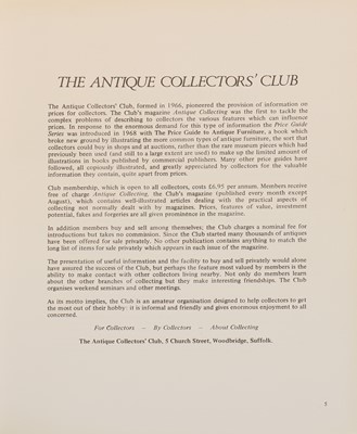 Lot 213 - A group of six Antique Collector's Club furniture reference books