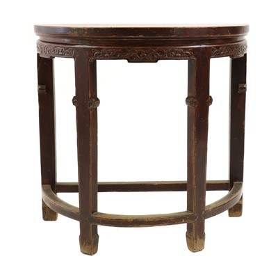 Lot 320A - A Chinese hardwood console table