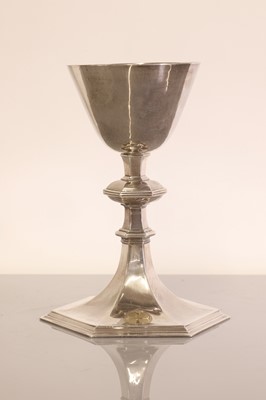 Lot 144 - A George VI ecclesiastical silver chalice