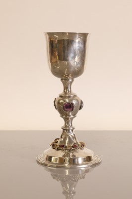 Lot 145 - An Edward VIII ecclesiastical silver chalice