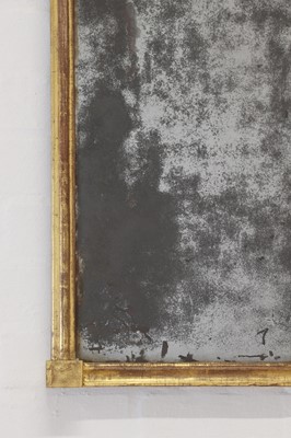 Lot 48 - A giltwood pier mirror