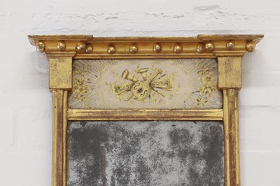 Lot 48 - A giltwood pier mirror