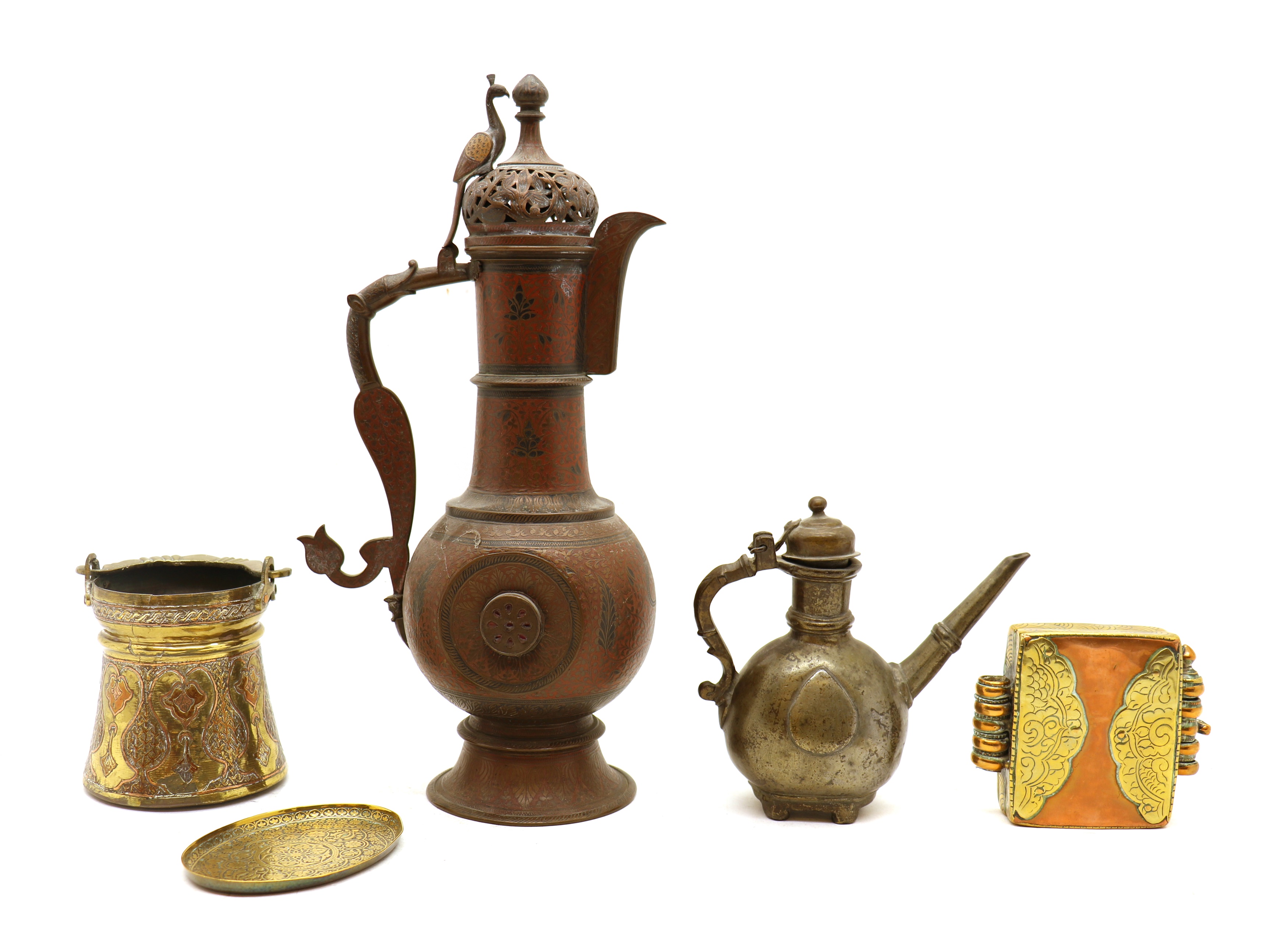 Lot 200 A collection of Eastern metal wares