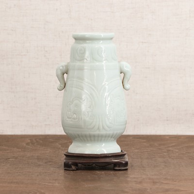 Lot 170 - A Chinese qingbai-glazed hu vase